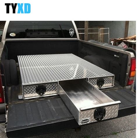 metal box for truck bed 3 drawers|custom truck tool boxes organizers.